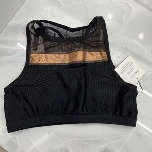 Beyond Yoga Copper and Mesh Limited Edition Sports Bra - NWT - Size Small